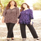 Bejeweled Pleated Blouse image number null