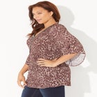 Bejeweled Pleated Blouse image number null