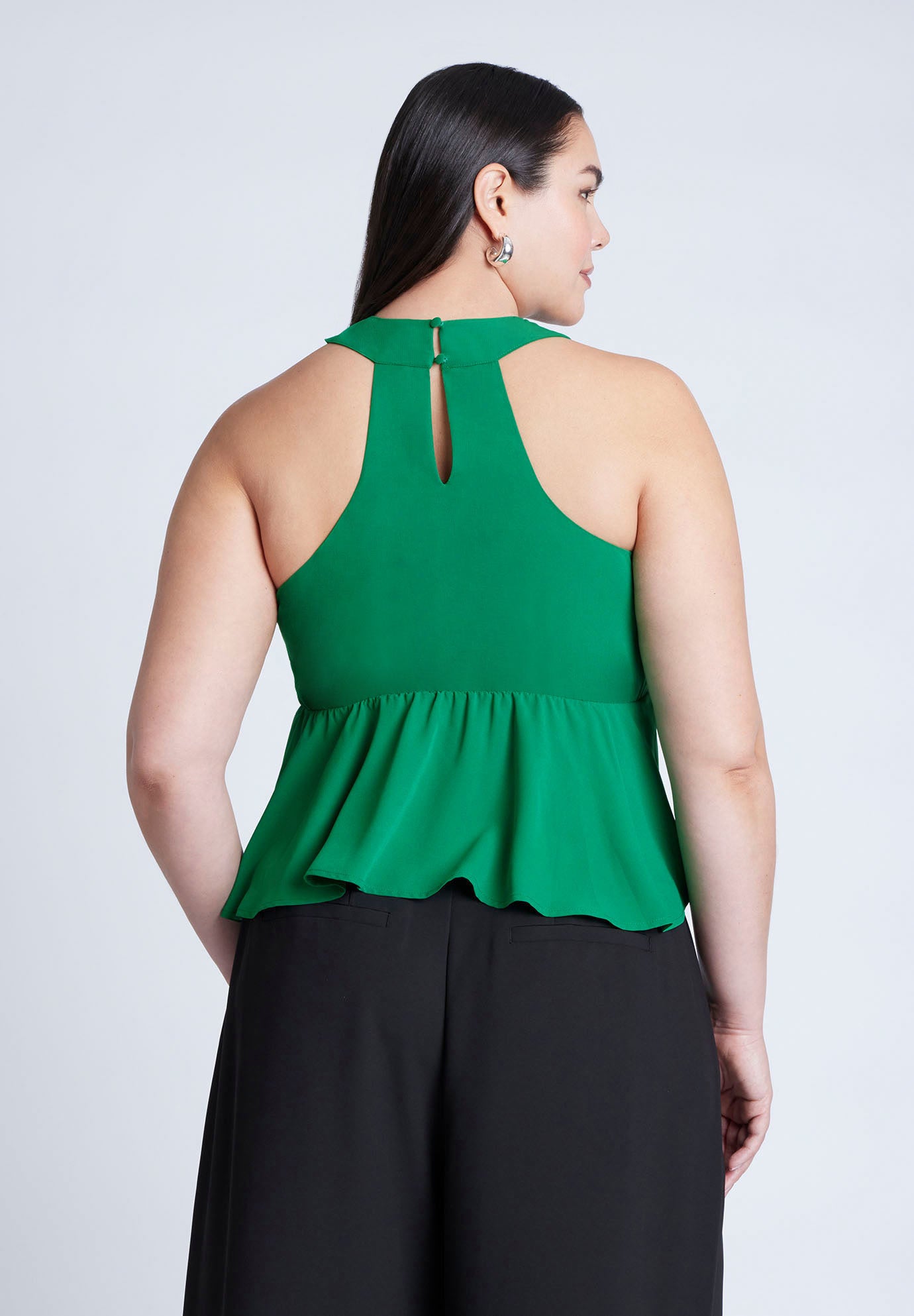 Halter Top With Peplum image number 1