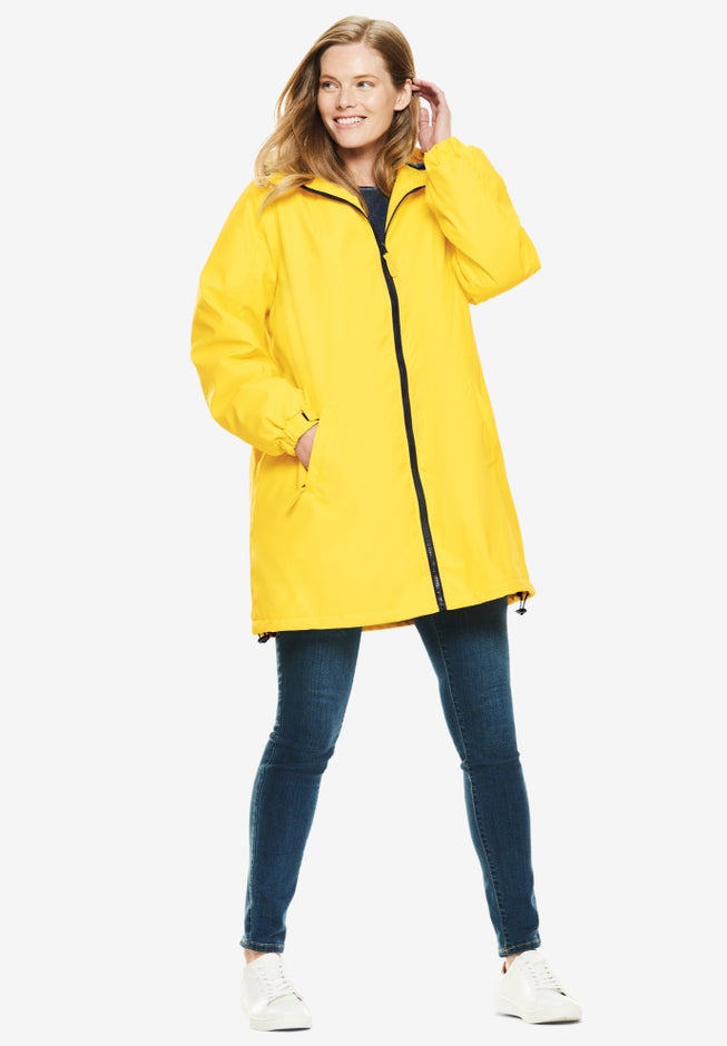 Hooded Slicker Raincoat image number 4