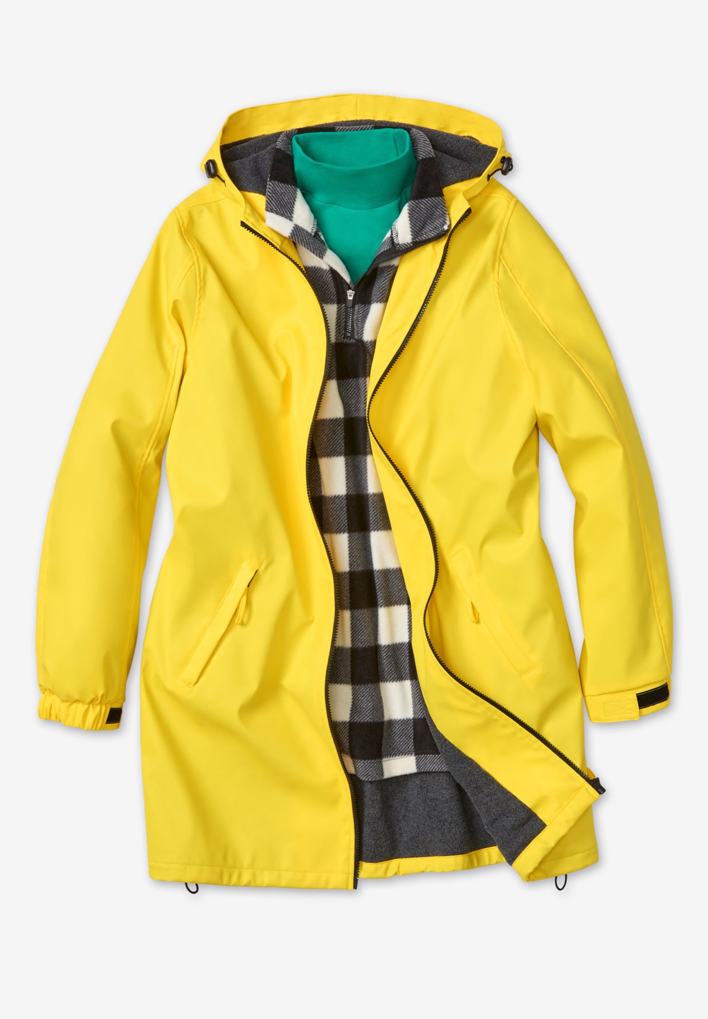 Hooded Slicker Raincoat image number 5