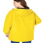 Fleece-Lined Mid-Length Slicker Raincoat image number 2