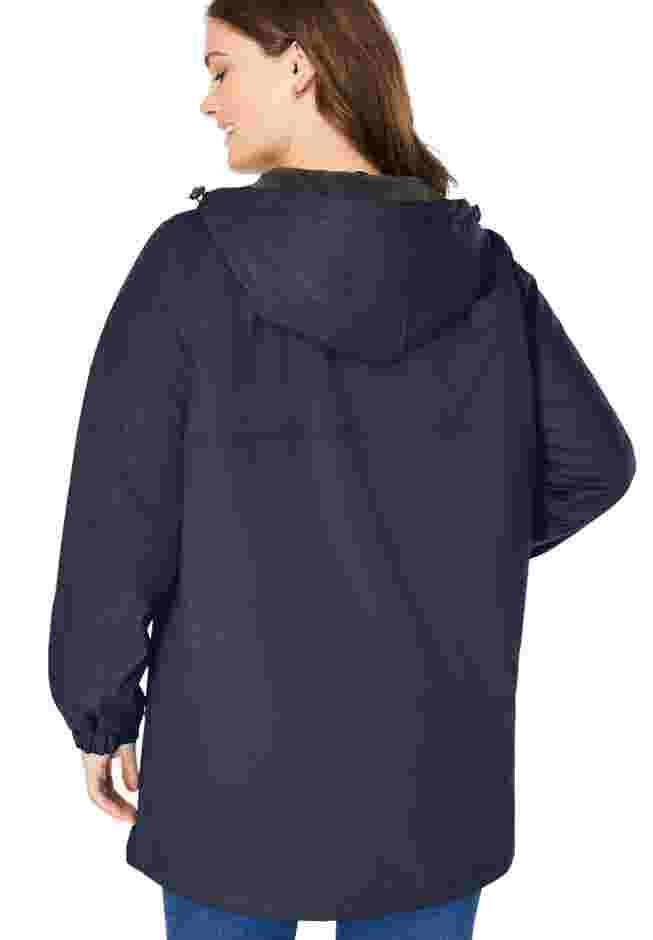 Hooded Slicker Raincoat image number 1