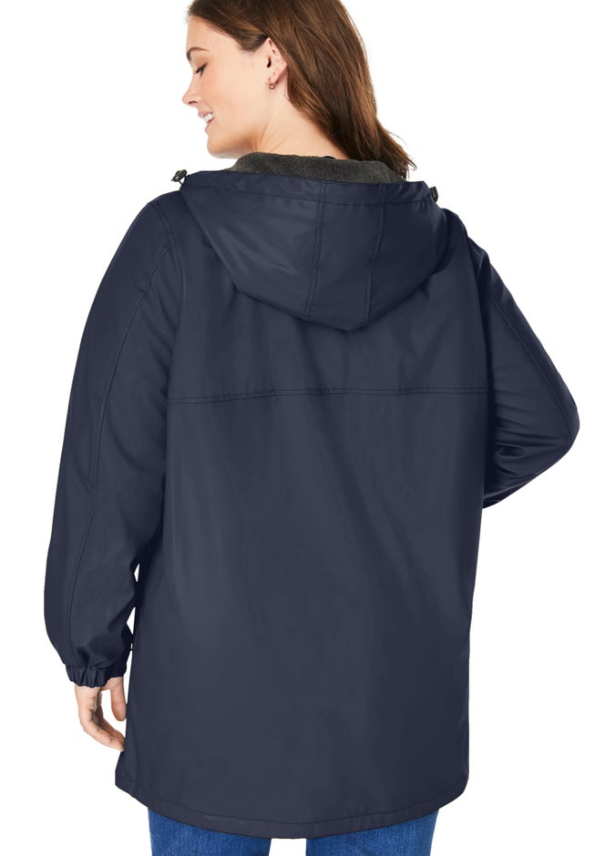 Hooded Slicker Raincoat image number 2