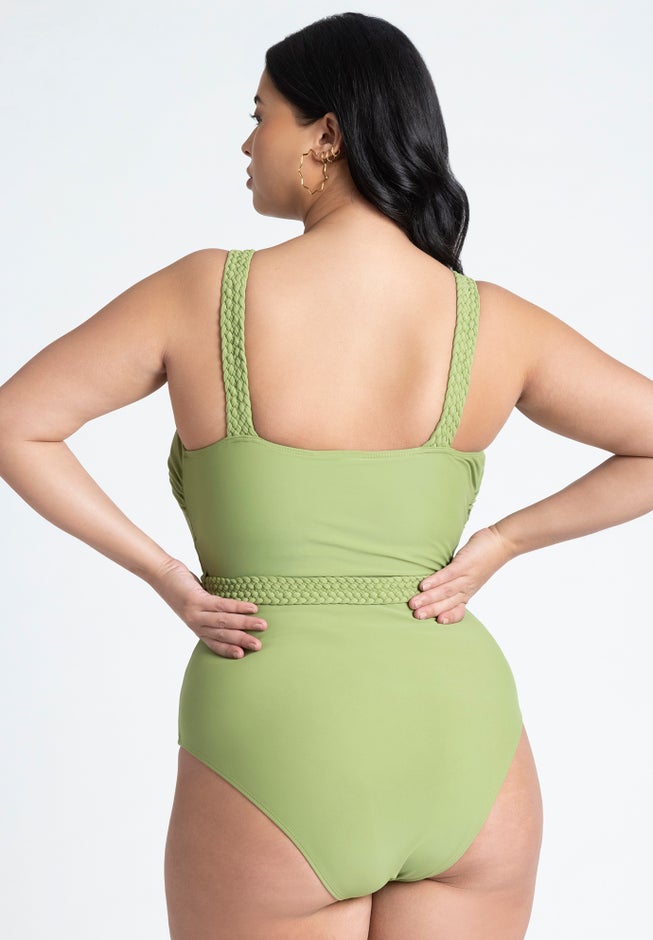 Seashell Clasp Belt One Piece image number 1