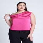 Twisted Satin Top image number null