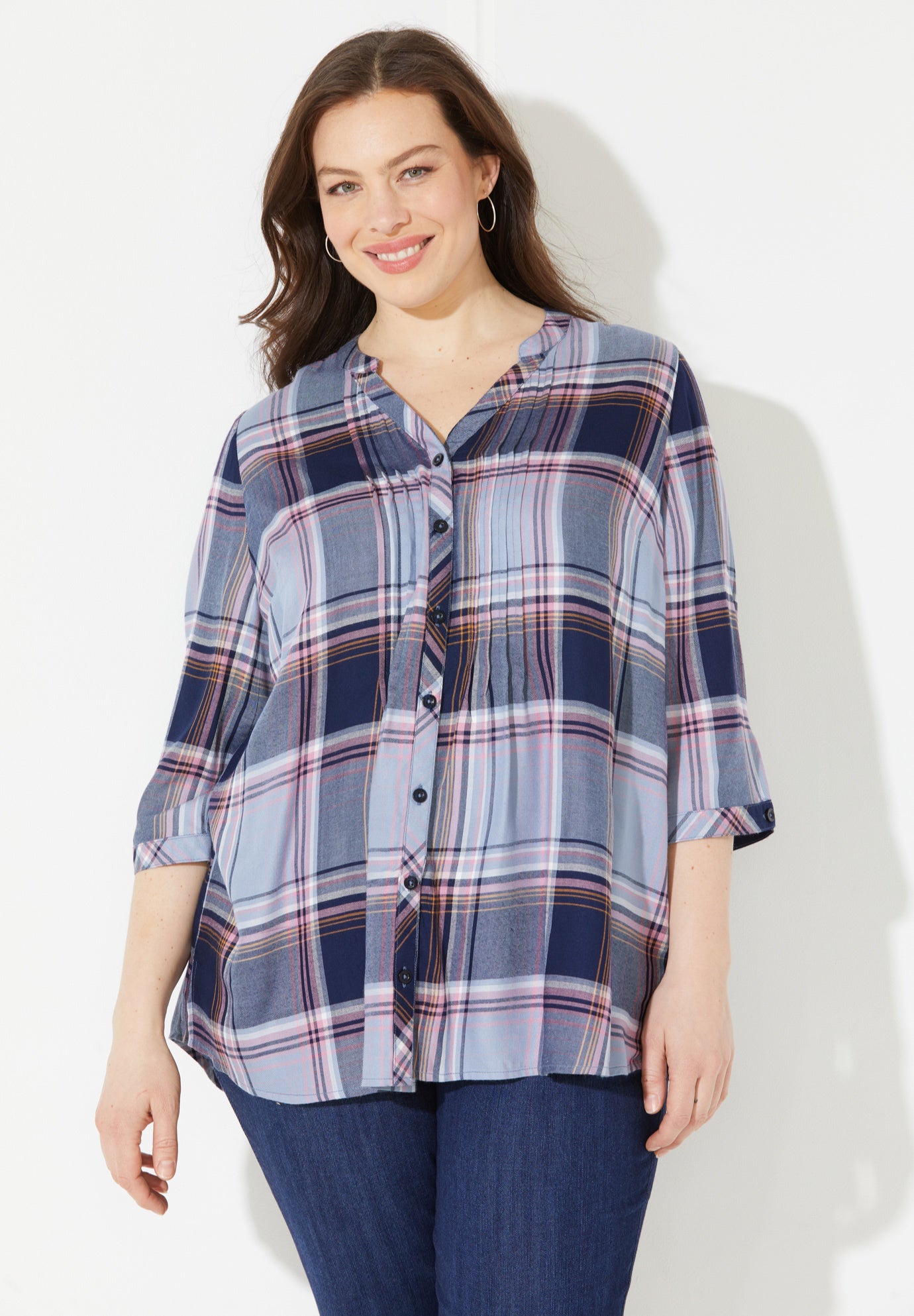 Featherweight Plaid Tunic image number 0