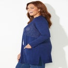 Marled Sweater Cardigan image number null