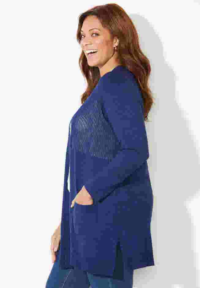 Marled Sweater Cardigan image number 2