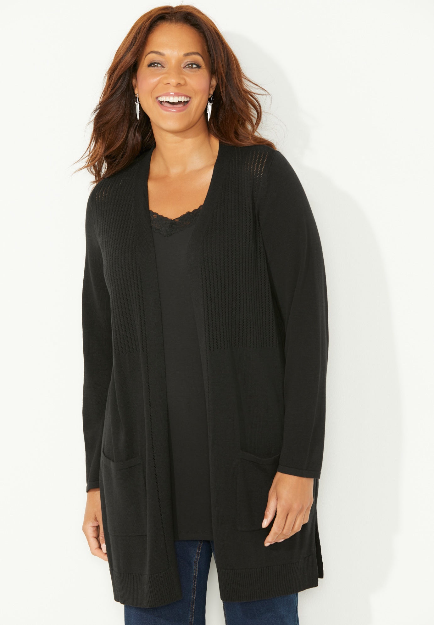 Marled Sweater Cardigan image number 0