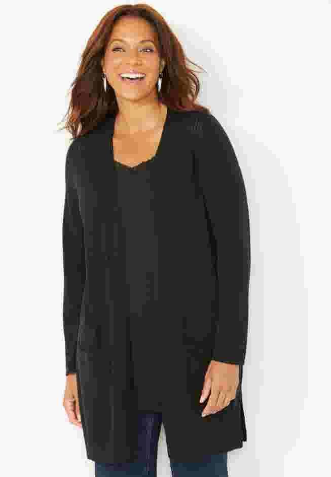 Marled Sweater Cardigan image number 0
