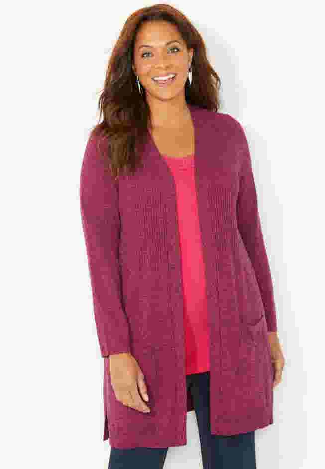 Marled Sweater Cardigan image number 0