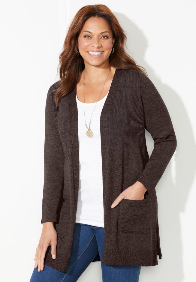 Marled Sweater Cardigan image number 1