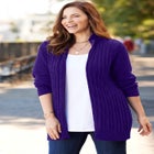 Cozy Chenille Zip Cardigan image number null