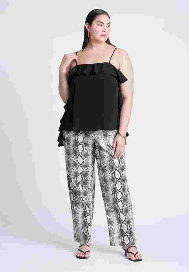 Flounced Neckline Cami image number 2