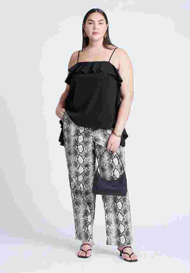 Flounced Neckline Cami image number 3