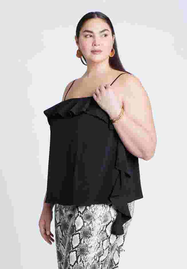 Flounced Neckline Cami image number 0