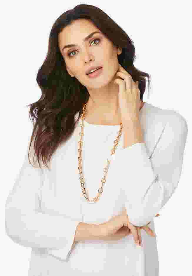 Long Chainlink Necklace image number 0