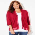 Mixed Media Cardigan image number null