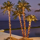 6' Pre-lit Single Palm Tree image number null