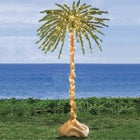 6' Pre-lit Single Palm Tree image number null