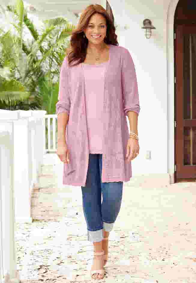 Pointelle Cardigan image number 0