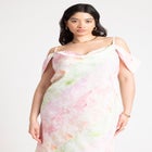 Off The Shoulder Bias Dress image number null