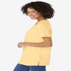 Perfect Short-Sleeve Keyhole Tee image number null