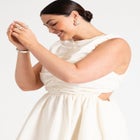 Shirred Bodice Midi Dress image number null