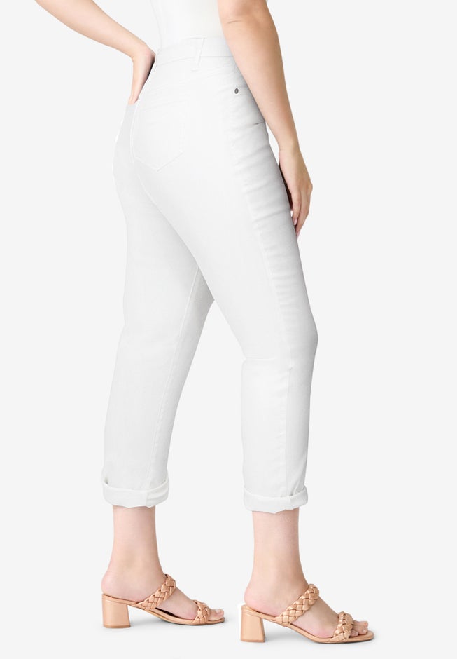 Plus Size Classic Stretch Boyfriend Jean image number 2