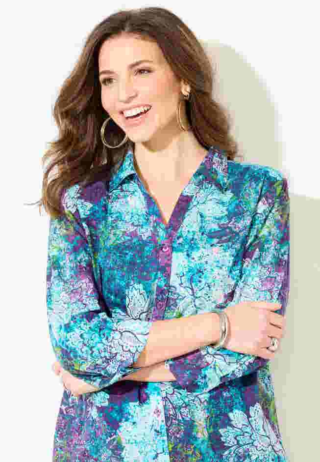 Print Buttonfront Shirt image number 3