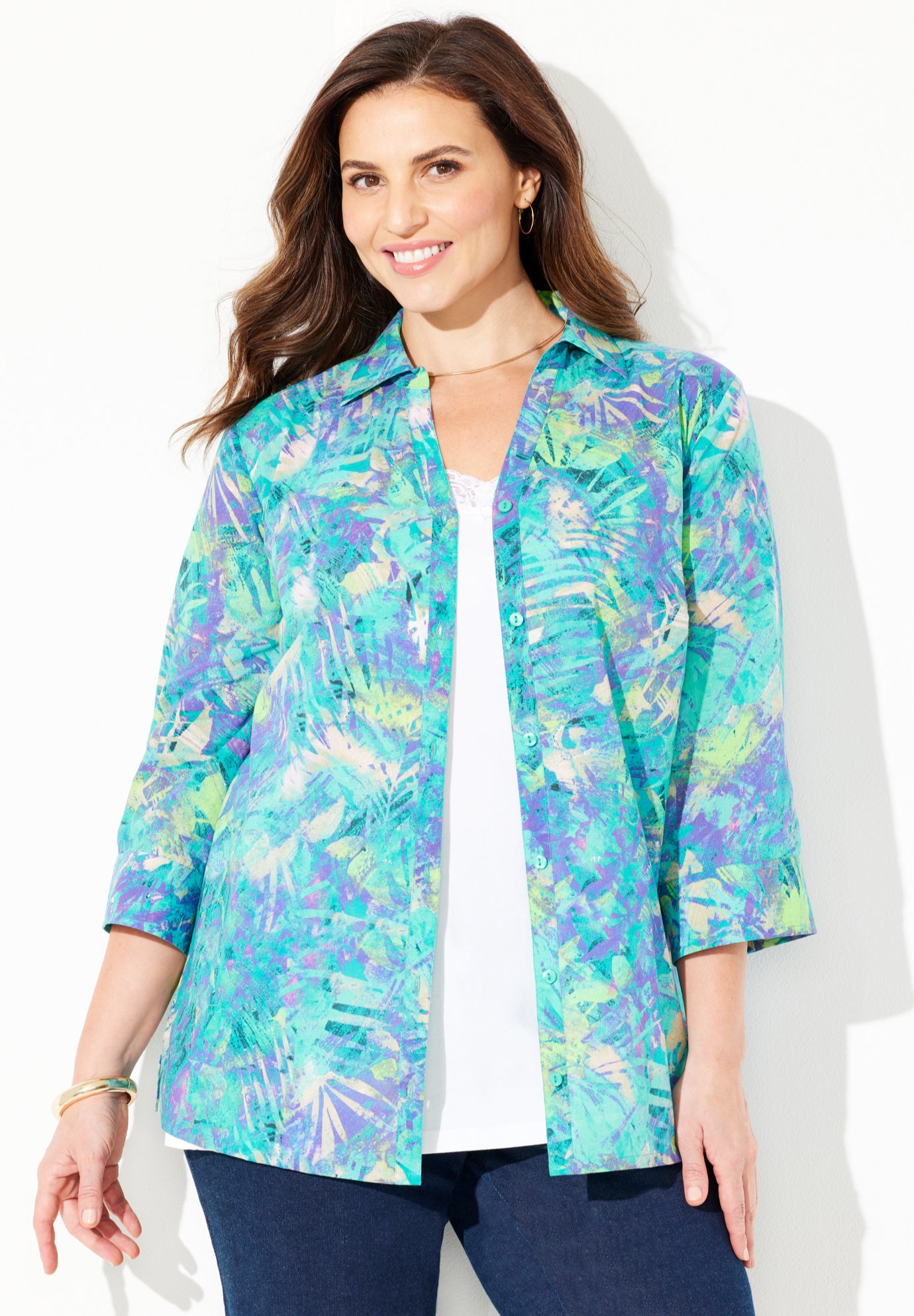 Print Buttonfront Shirt image number 0