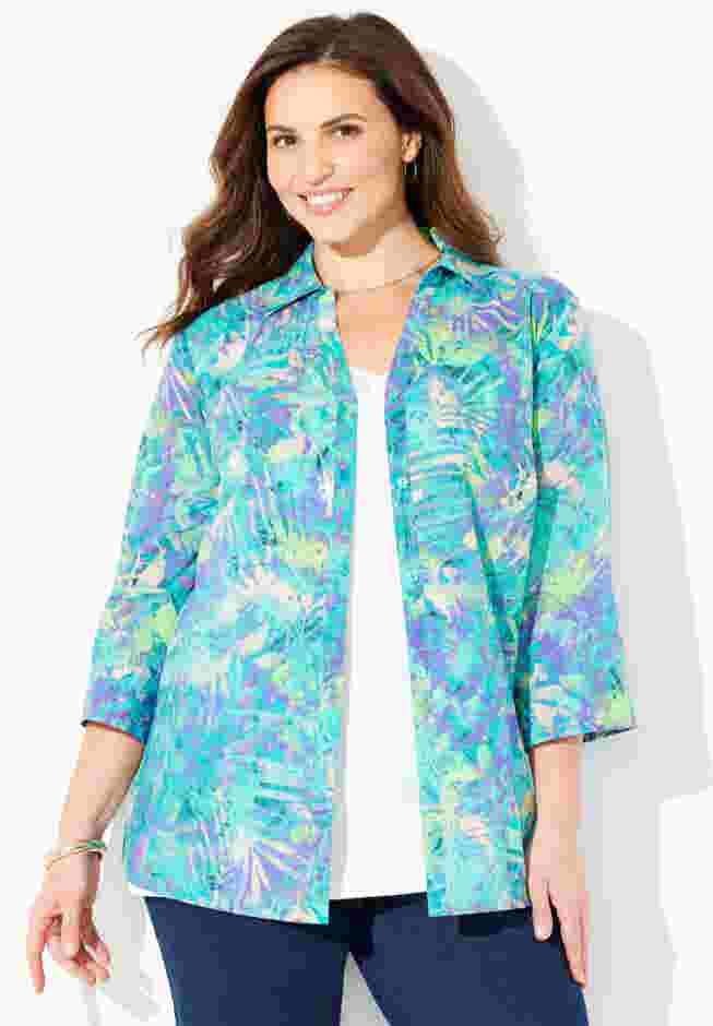 Print Buttonfront Shirt image number 0