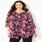 Split-Front Tiered Blouse image number null