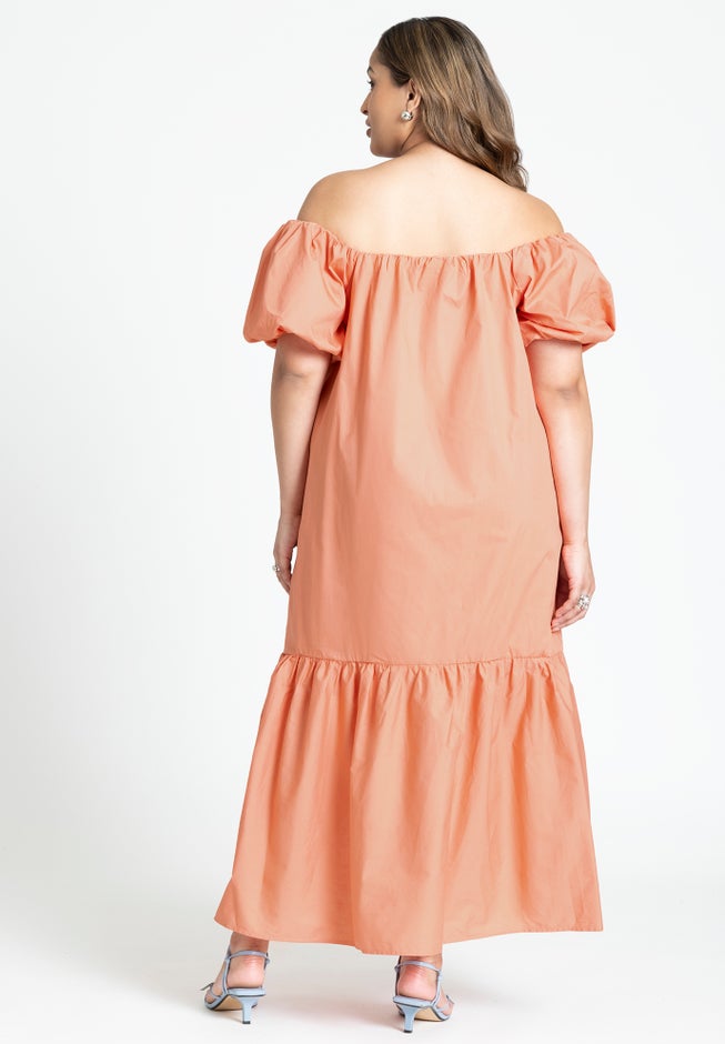 Off The Shoulder Relaxed Maxi Dress image number 1