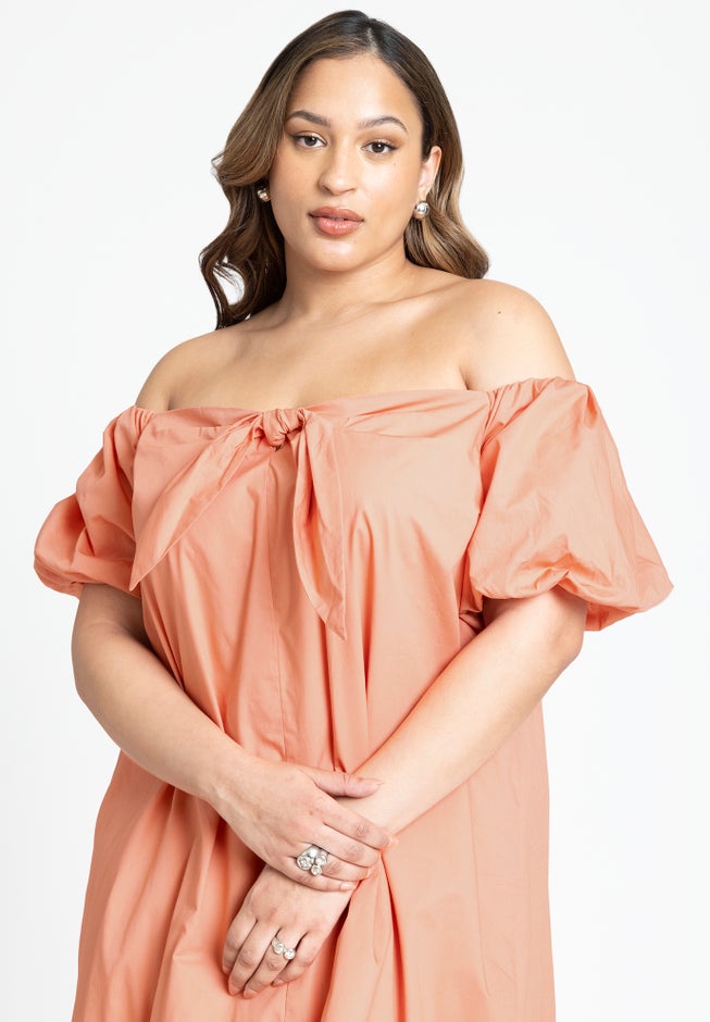 Off The Shoulder Relaxed Maxi Dress image number 2