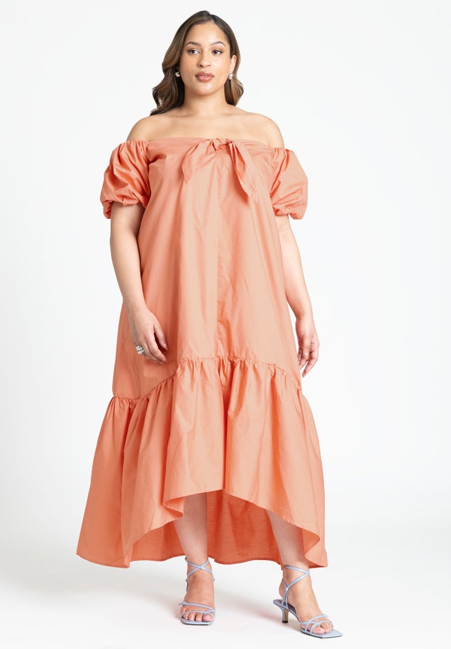 Off The Shoulder Relaxed Maxi Dress image number 0