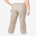 Back-Elastic All-Cotton Denim Carpenter Jeans image number null