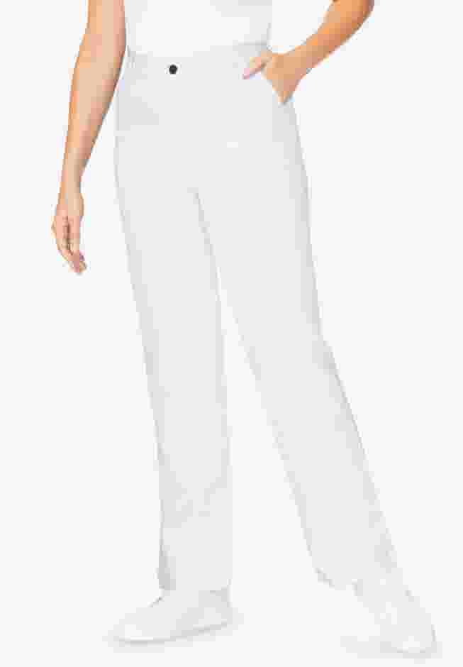 Back-Elastic All-Cotton Denim Carpenter Jeans image number 0