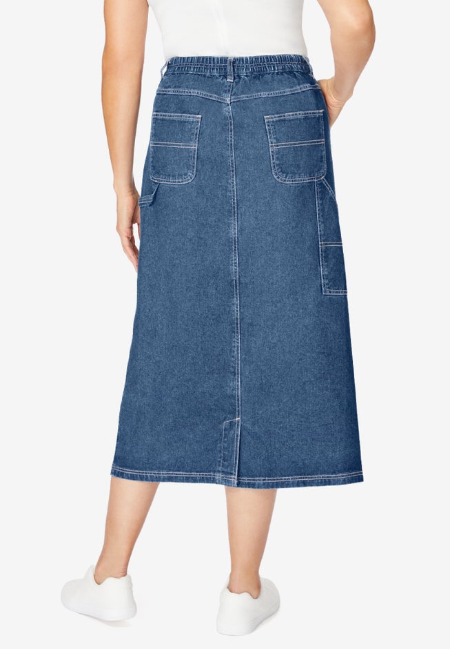 Carpenter Denim Skirt image number 1
