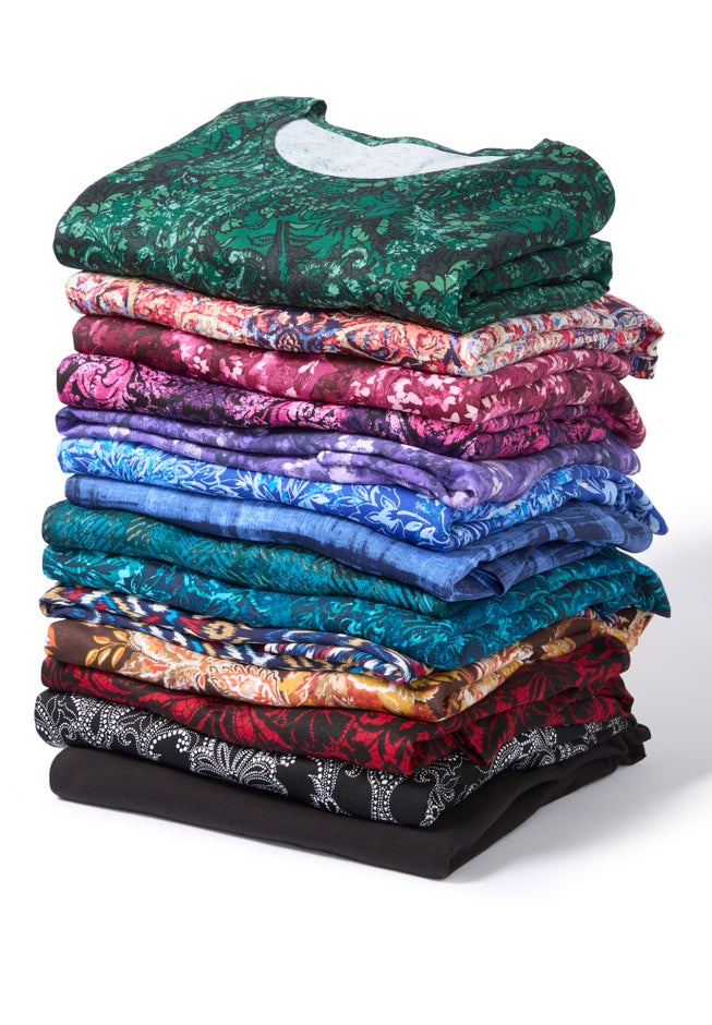 Easy Fit 3/4-Sleeve Scoopneck Tunic image number 5