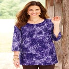Easy Fit 3/4-Sleeve Scoopneck Tunic image number null