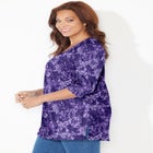 Easy Fit 3/4-Sleeve Scoopneck Tunic image number null