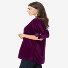 Pintuck Velour Tunic image number 2