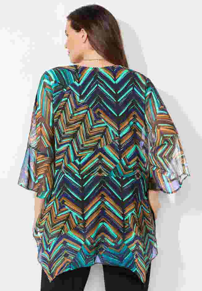Seasonless Cascade Kimono image number 1