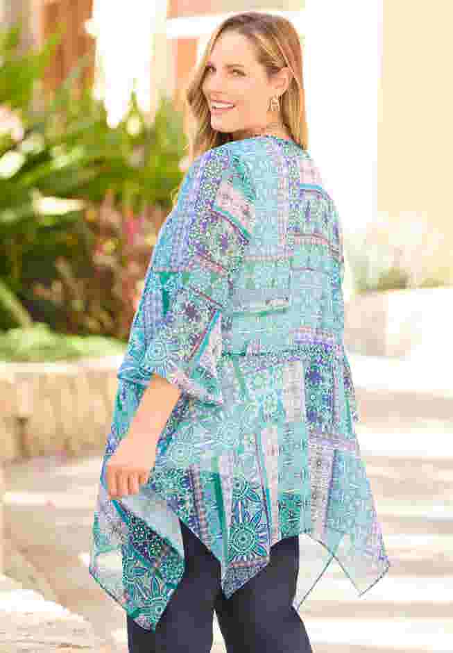 Seasonless Cascade Kimono image number 1