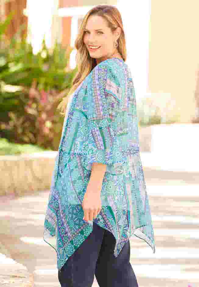 Seasonless Cascade Kimono image number 2