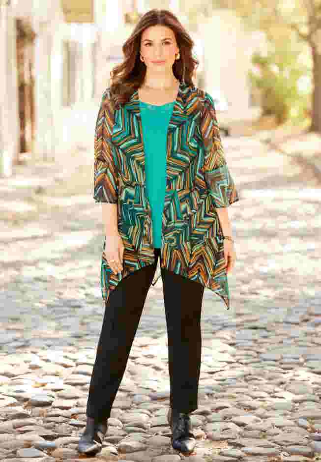 Seasonless Cascade Kimono image number 0