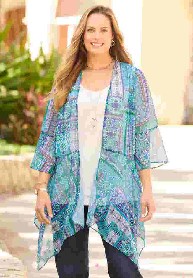 Seasonless Cascade Kimono image number 0