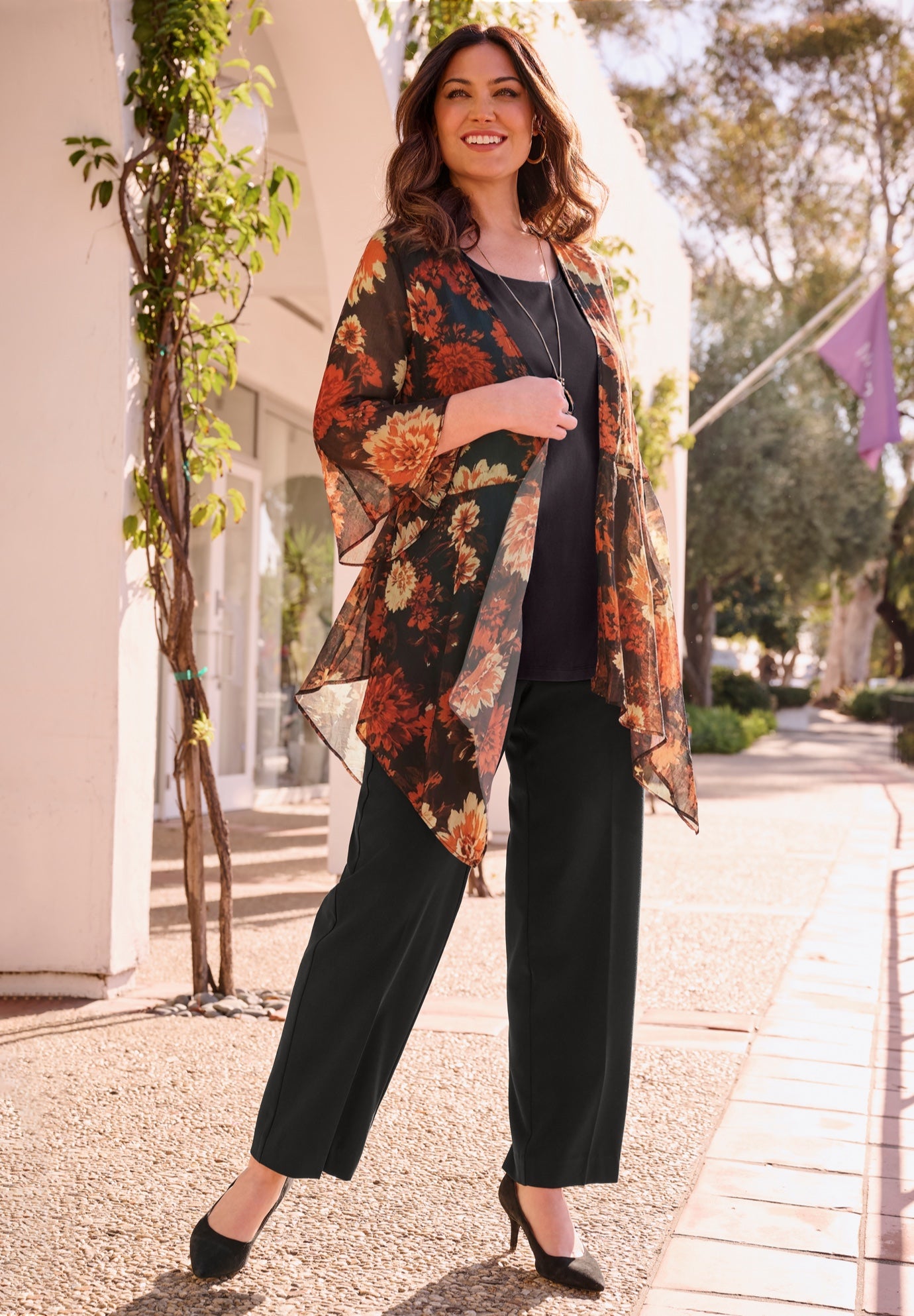 Seasonless Cascade Kimono image number 0